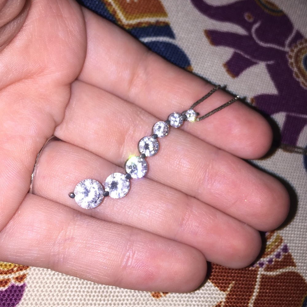 Curvy Diamond Necklace